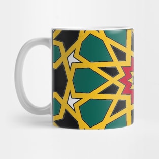 Royal Colorful Islamic Geometric Pattern - Colorful Islamic Pattern - Colorful Islamic Pattern Geometric Mug